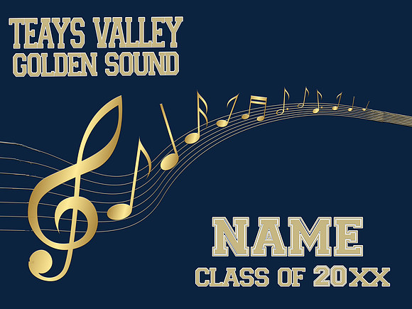 Musical notes with grad year