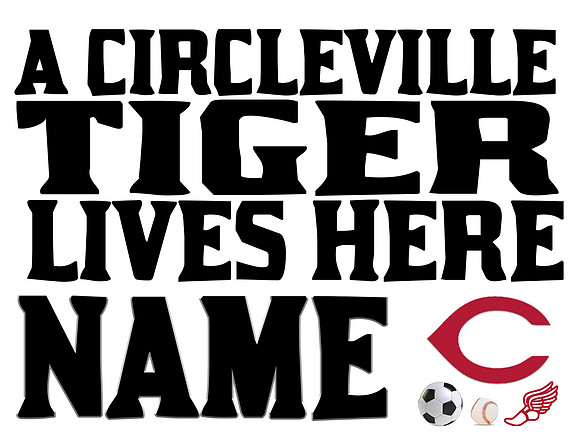 A circleville Tiger with the Wishbone C