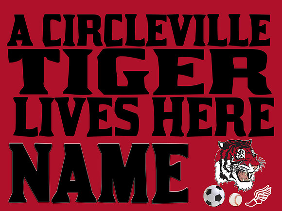 A circleville Tiger with the Tiger
