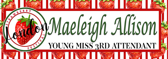 YOUNG MISS STRAWBERRRY - 3rd ATTENDANT