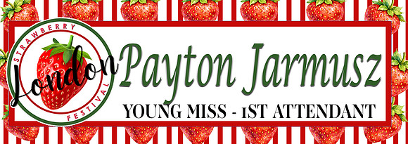 yOUNG MISS STRAWBERRRY - 1ST ATTENDANT