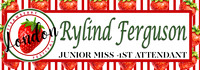 Junior Miss Queen = 1ST ATTENDANT