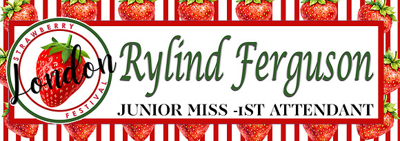 Junior Miss Queen = 1ST ATTENDANT