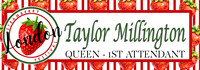 Queen 1st Attendant - Miss strawberry Festival