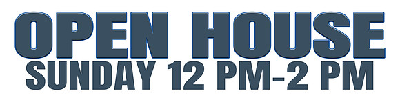 oPEN HOUSE SUNDAY 12-2 copy