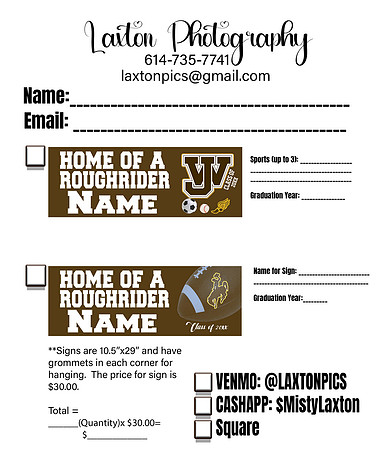 Hanging signs